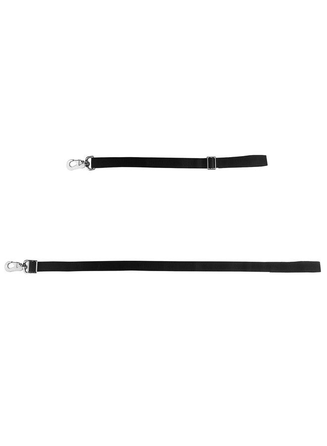 QWORK Horse Bucket Strap, Nylon, 3 Pack, Adjustable 21" to 32" Length, for Hay Nets, Water Buckets, Outdoor Feeders, Black - Image 4
