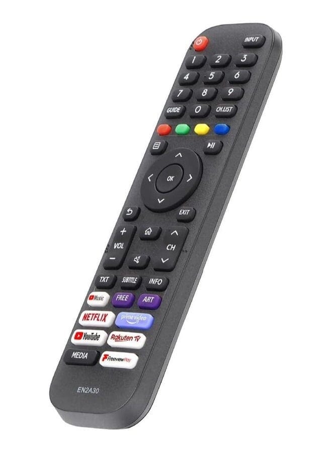 En2A30 Ht266544 Remote Control For Hisense Vidaa 4K Hdr Smart Led Tv 43A7300Ftuk 50A7300F 50A7300Ftuk 55A7300F 55A7300Ftuk 65A7300Ftuk 55Ae7200F 55Ae7400Ftuk