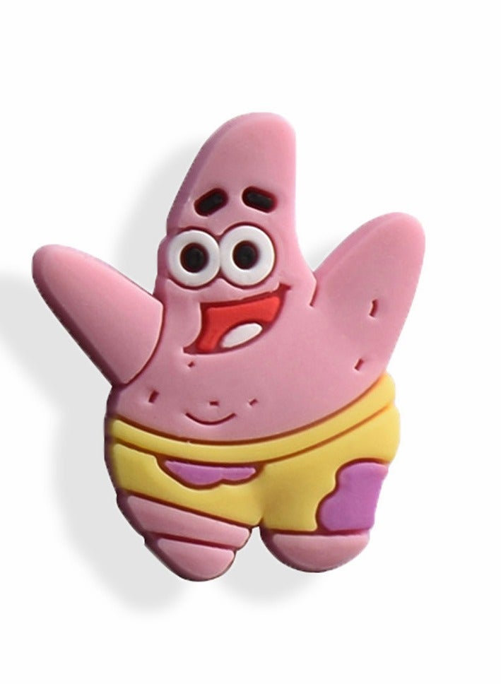 PVC Shoe Charms for Crocs, 19pcs Mixed Shoe Decorations, Different Shapes, Shoe Buckle Party Gifts for Adults, Men, Women, Kids, Teens - Image 4