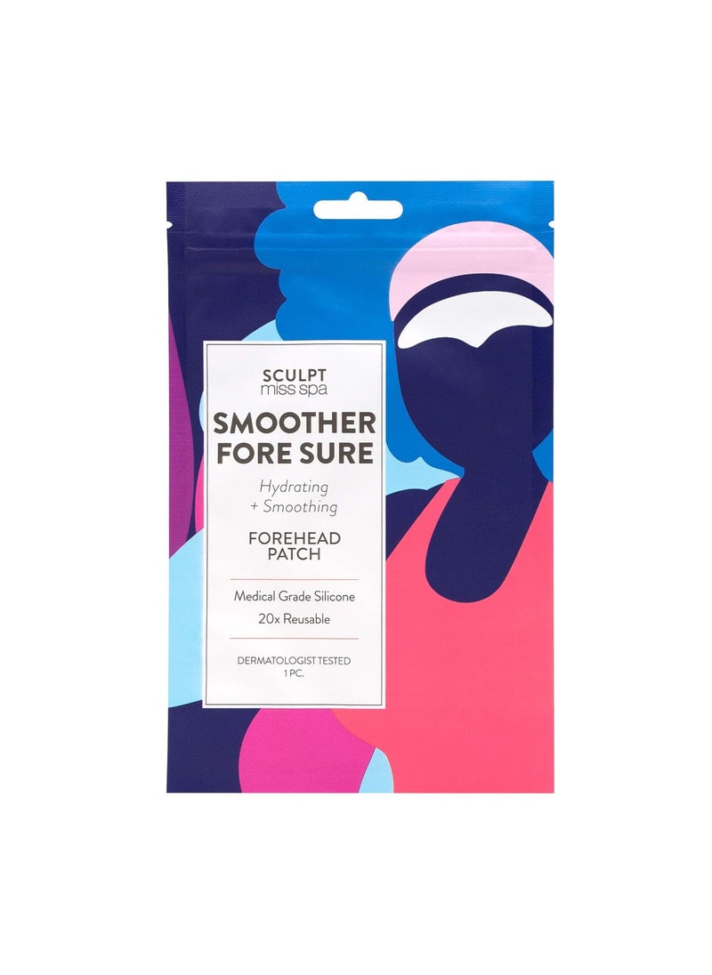 MISS SPA - MISS SPA Forehead Silicone Anti-Wrinkle Patch, Reusable 20 Times, Hydrating Smoothing Forehead Patches, Anti-Aging Face Patches, Overnight Silicone Patches, Skin Care Products, Dermatologist Tested - Image 1