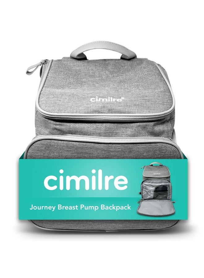 Cimilre حقيبة ظهر مضخة الثدي من سيميلر جيرني، حقيبة مضخة ثدي أنيقة وعملية مع العديد من الجيوب والأقسام القابلة للطي، تناسب بسهولة حليب الثدي، المضخة، الملحقات والمزيد، 13 بوصة ارتفاع × 12 بوصة عرض - Image 1