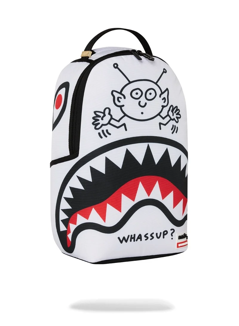 سبراي جراوند KEITH HARRING EMBOSSED SHARK HANDBAG DLXSV BACKPACK