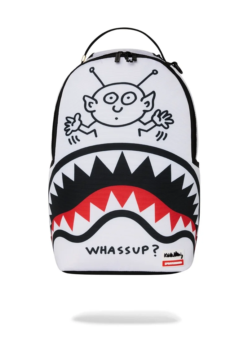 سبراي جراوند KEITH HARRING EMBOSSED SHARK HANDBAG DLXSV BACKPACK