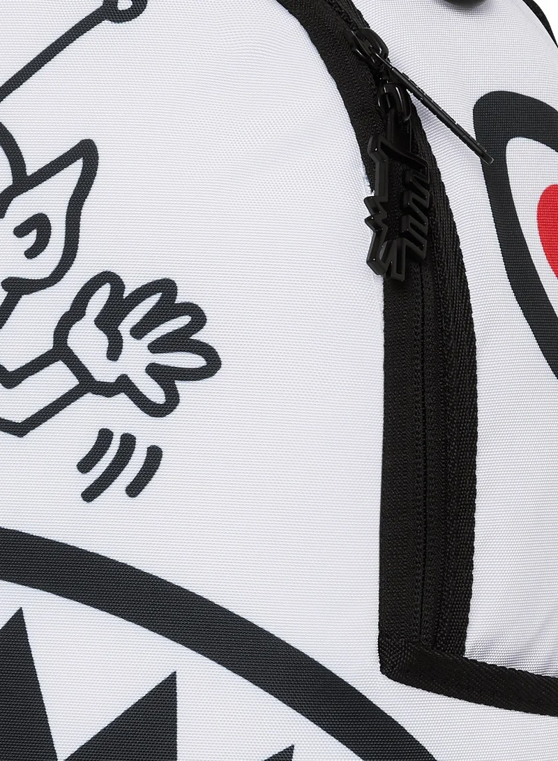 سبراي جراوند KEITH HARRING EMBOSSED SHARK HANDBAG DLXSV BACKPACK