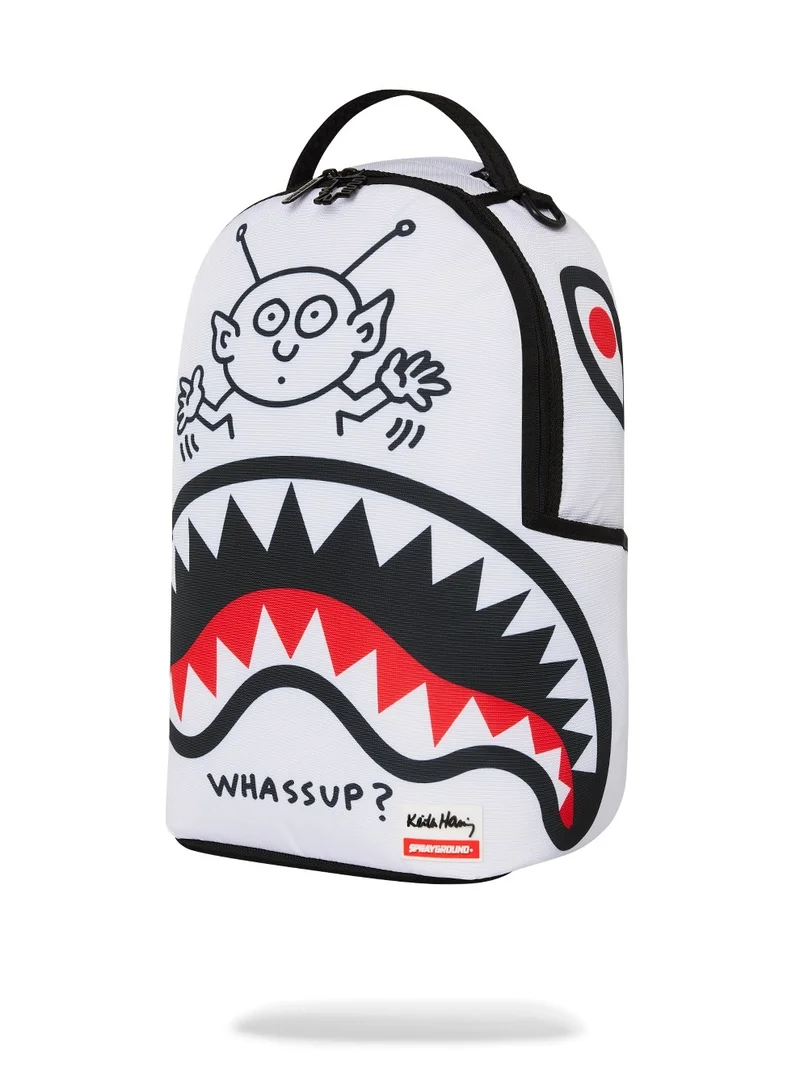سبراي جراوند KEITH HARRING EMBOSSED SHARK HANDBAG DLXSV BACKPACK