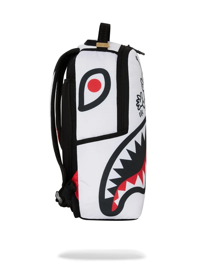 سبراي جراوند KEITH HARRING EMBOSSED SHARK HANDBAG DLXSV BACKPACK