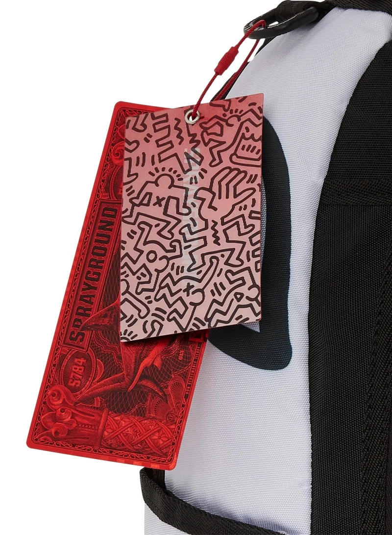 سبراي جراوند KEITH HARRING EMBOSSED SHARK HANDBAG DLXSV BACKPACK