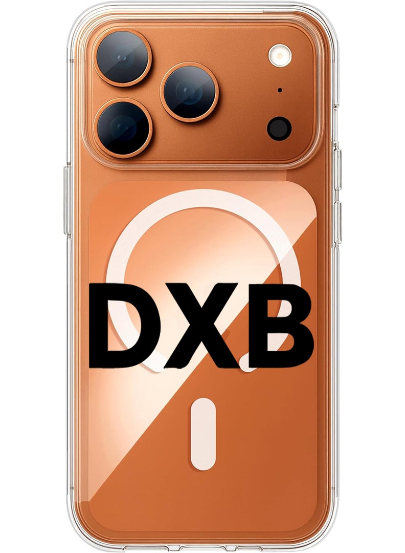 Theodor Magnetic Case for Apple iPhone 17 Pro Compatible with MagSafe Wireless Charging, Shockproof Phone Bumper Cover - DXB - White - Image 1