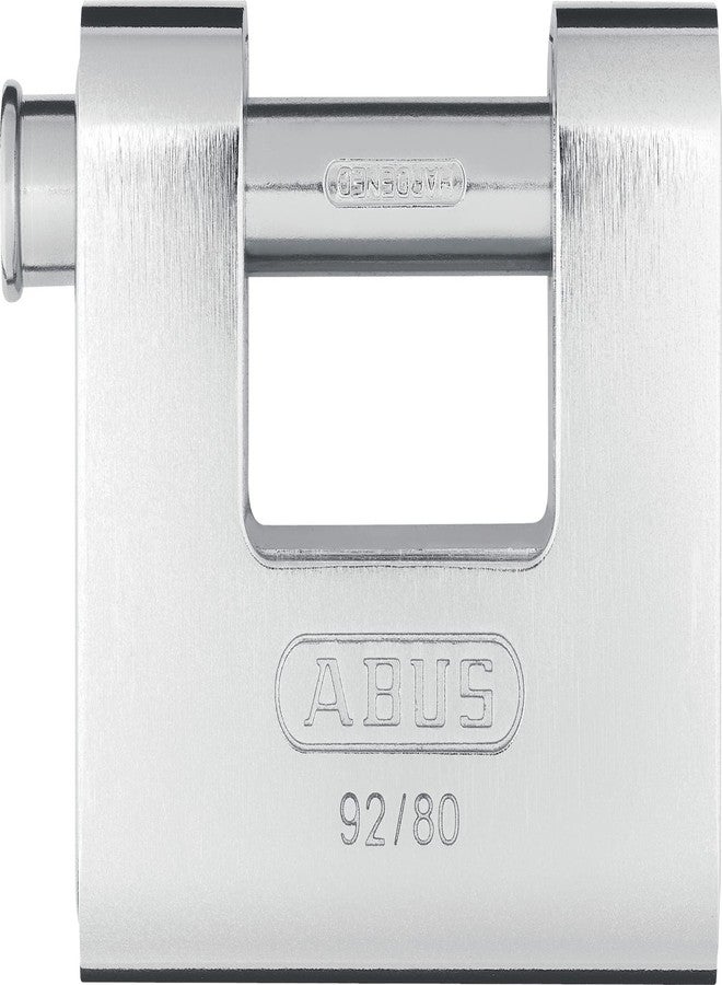 ABUS 92/80 KD All Weather Solid Brass with Steel Jacket Monoblock Keyed Different Padlock - Image 1