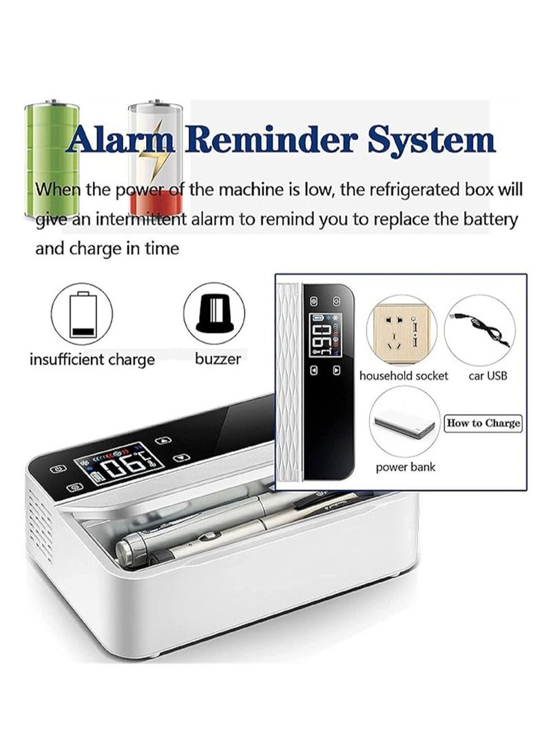 Small refrigerator cooler, insulin cooler portable insulin bag travel keep 2-8 degrees cold, medical insulin travel box for car, travel, home - Image 5