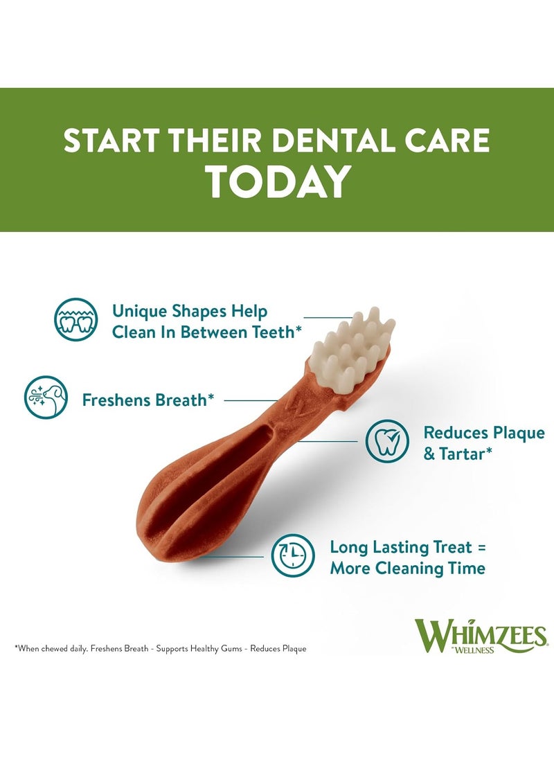 WHIMZEES By Wellness Toothbrush Natural and Grain Free Dog Chews Dog Dental Sticks for Large Breeds 6 Pieces Size L  - Image 2
