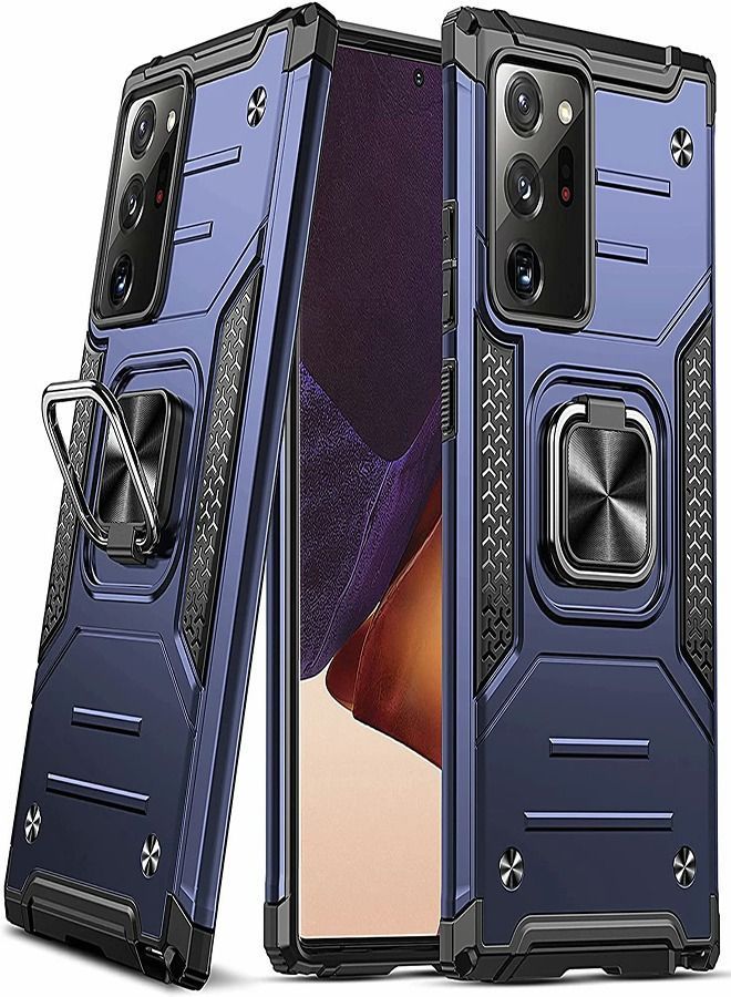 Y&D Case for Galaxy Note 20 Ultra 5G, Military Grade Shockproof Protective Phone Cover with Enhanced Metal Ring Kickstand, Support Magnet Mount Samsung - Image 1