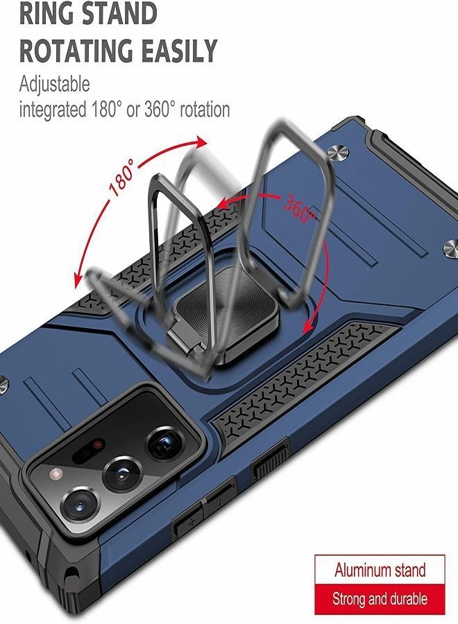 Y&D Case for Galaxy Note 20 Ultra 5G, Military Grade Shockproof Protective Phone Cover with Enhanced Metal Ring Kickstand, Support Magnet Mount Samsung - Image 4