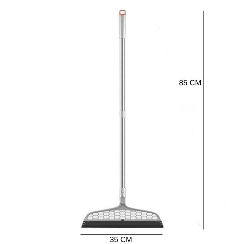 NOWFLY Bathroom Wiper Mop with Long Handle | Silicone Floor & Tile Cleaning Mop | Glass, Mirror & Wall Squeegee | Durable Lightweight Bathroom Cleaner - Image 3