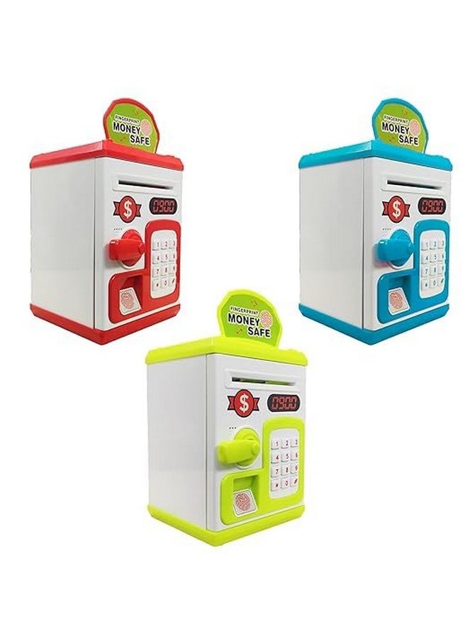 Smartcraft - Money Safe Atm Bank With Music Light | Safe Password Protection, Fingerprint Inouction Deposit Atm Toy, Saving Bank Toys For Kids - Image 1