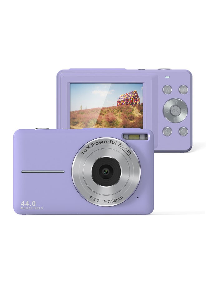 Generic HD Digital Camera Student Mini Digital Camera Children's Camera Special Photography Shooting Can Be Wholesale-Body Color:Purple (card Not Included) Autofocus-af  - Image 1