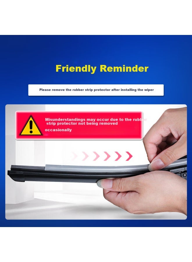 Aoming Nissan Qida [11-20 Models] Rear Wiper Rear Window Rear Windshield Wiper Original Original Size A-Grade Rubber Strip - Image 1