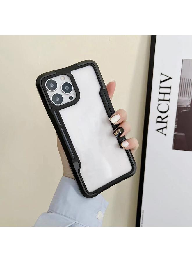 S-TOP Case For iPhone 12 Pro Armor Acrylic 3 in 1 Phone Case - Image 4