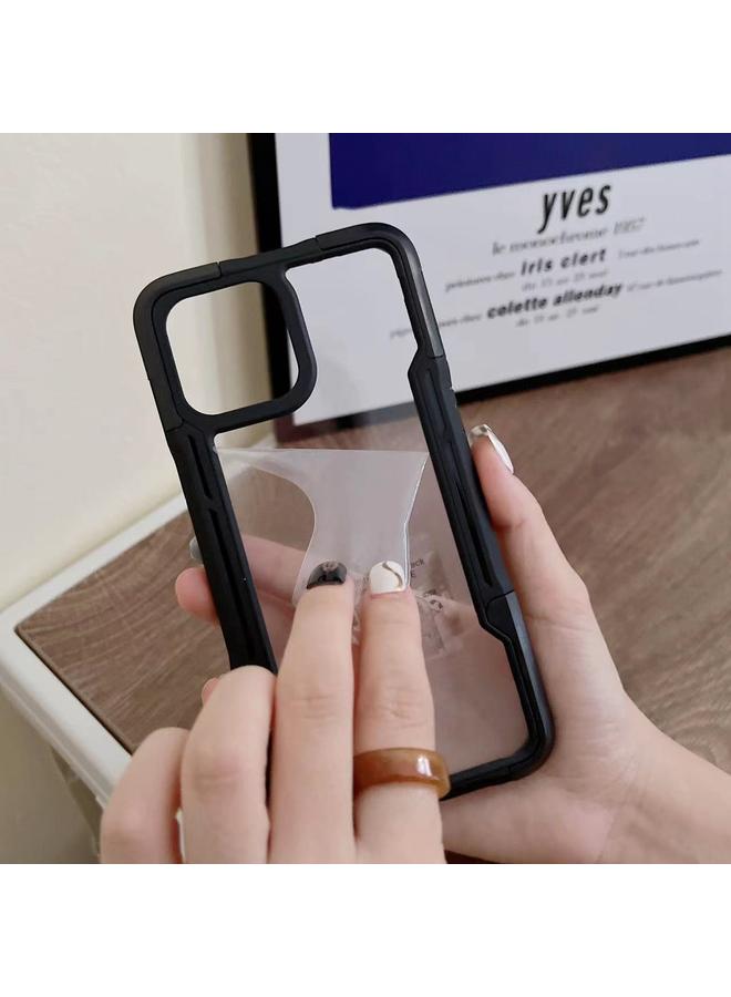 S-TOP Case For iPhone 12 Pro Armor Acrylic 3 in 1 Phone Case - Image 5
