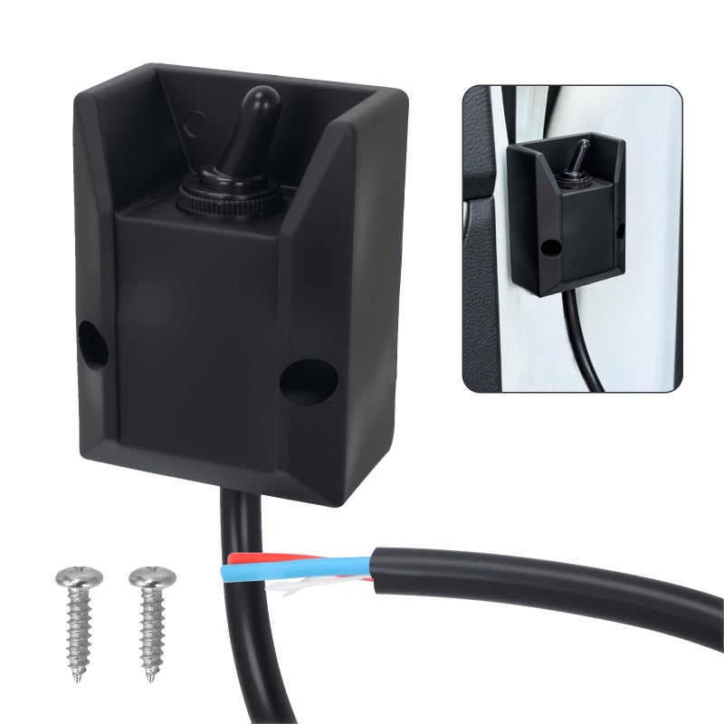 Aezyth Toggle Switch 12V 30A Rocker Panel Waterproof Sealed on Off Switch for Boat, Truck, Marine, Rv - Image 1