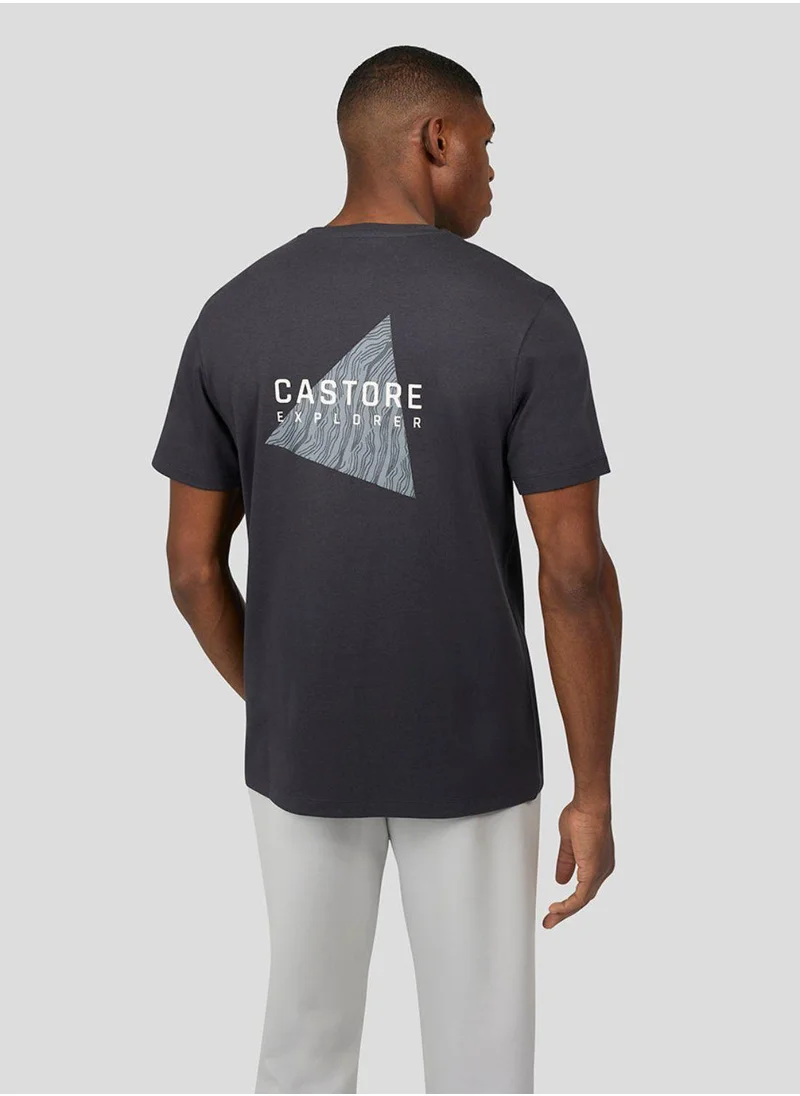 CASTORE Iron Grey Graphic Recovery Tee