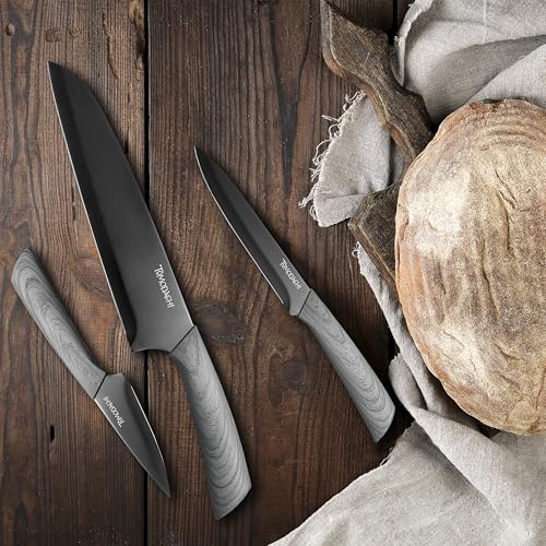 Hampton Forge Tomodachi HMC01B612L Raintree Ash – 13 Piece Knife Block Set - Image 5