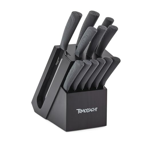 Hampton Forge Tomodachi HMC01B612L Raintree Ash – 13 Piece Knife Block Set - Image 1