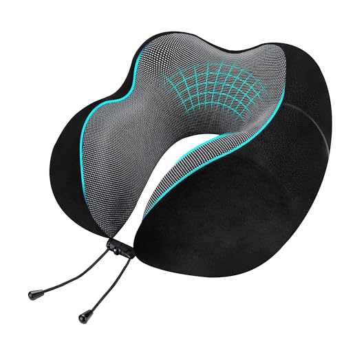 GREELI Neck Pillow for Travel – Comfortable Memory Foam Support, U-Shape Ergonomic Design, Portable for Flight Journeys, Lightweight Compact Build, Soft Washable Cover - Image 1