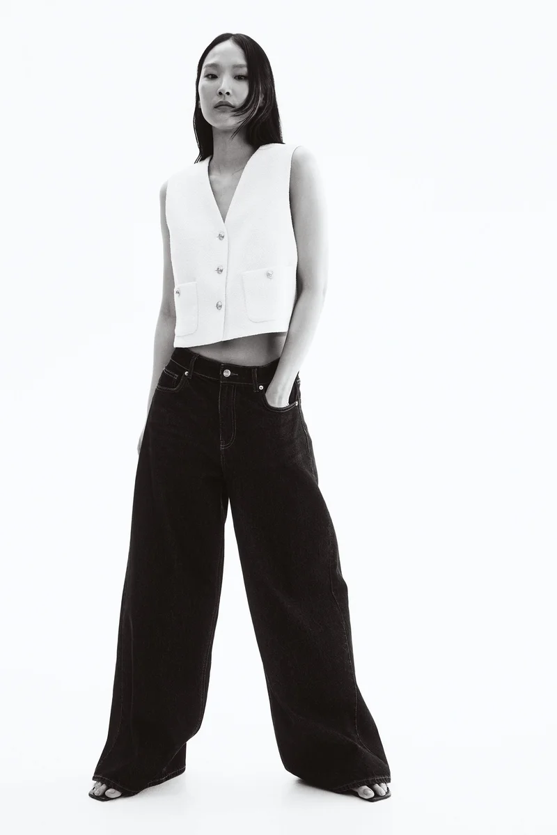 H&M Bouclé waistcoat