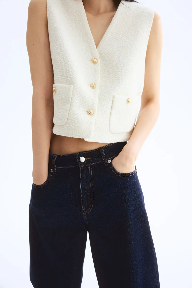 H&M Bouclé waistcoat