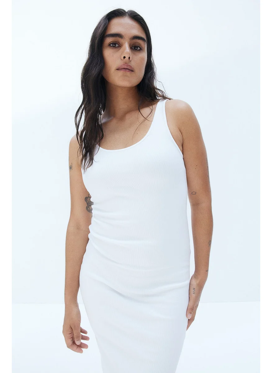 H&M Ribbed Jersey Dress