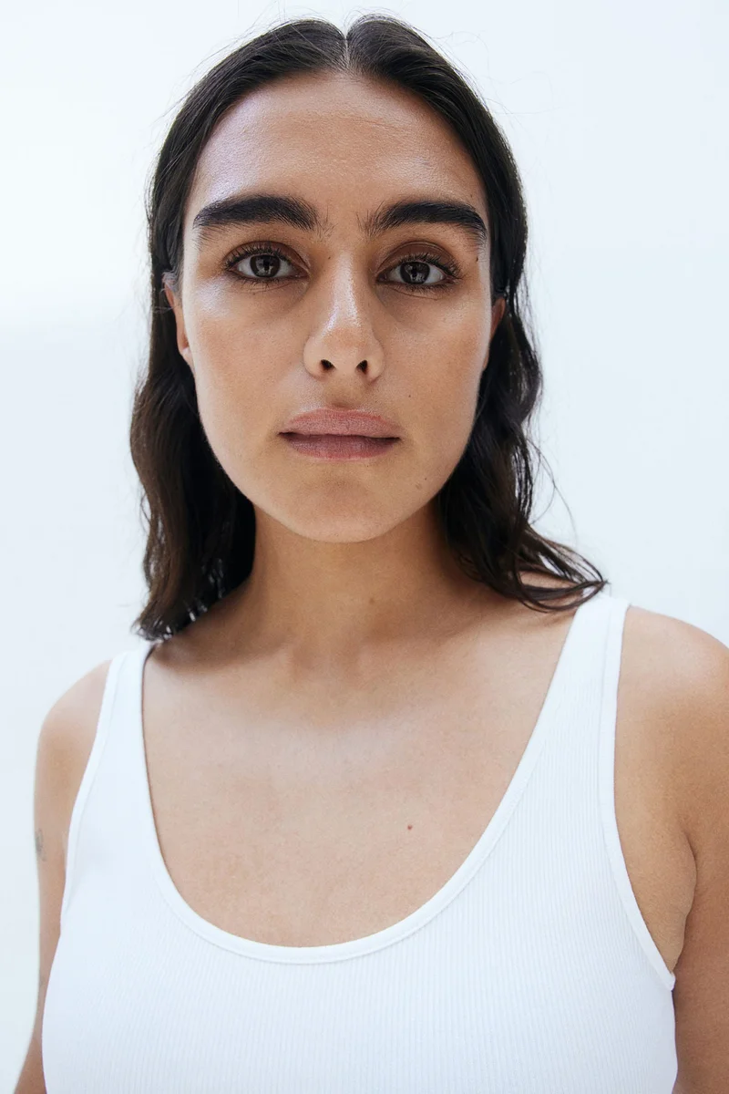 اتش اند ام Ribbed Tank Midi Dress