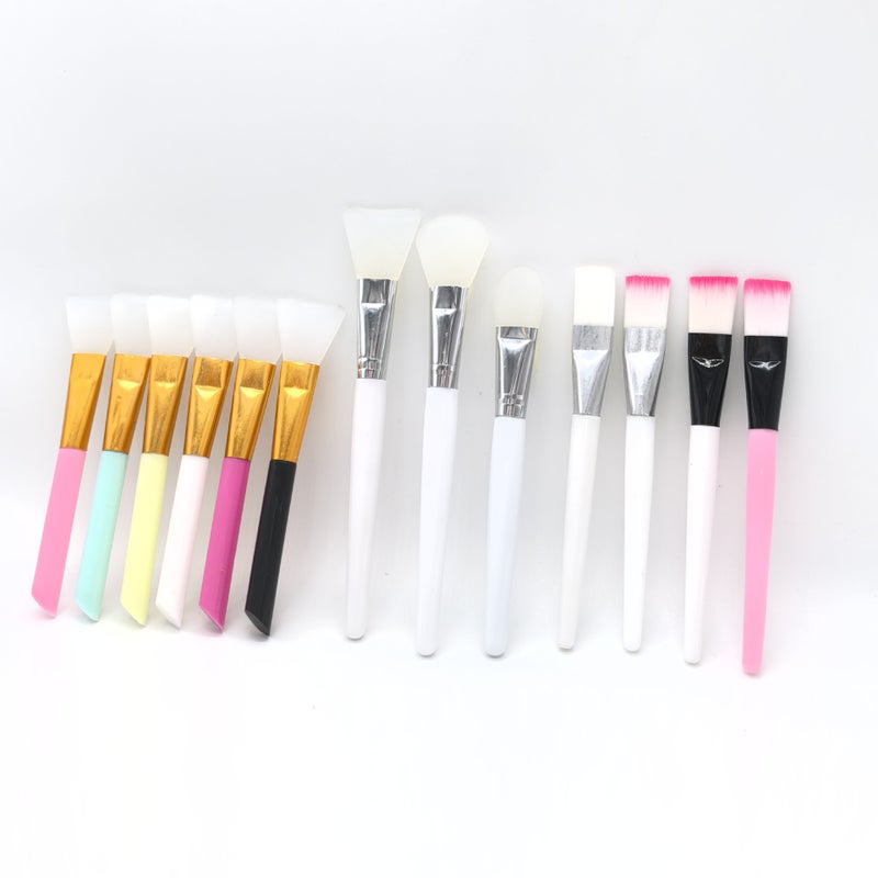 Generic Soft Bristle DIY Facial Mask Brush Independent opp bag 