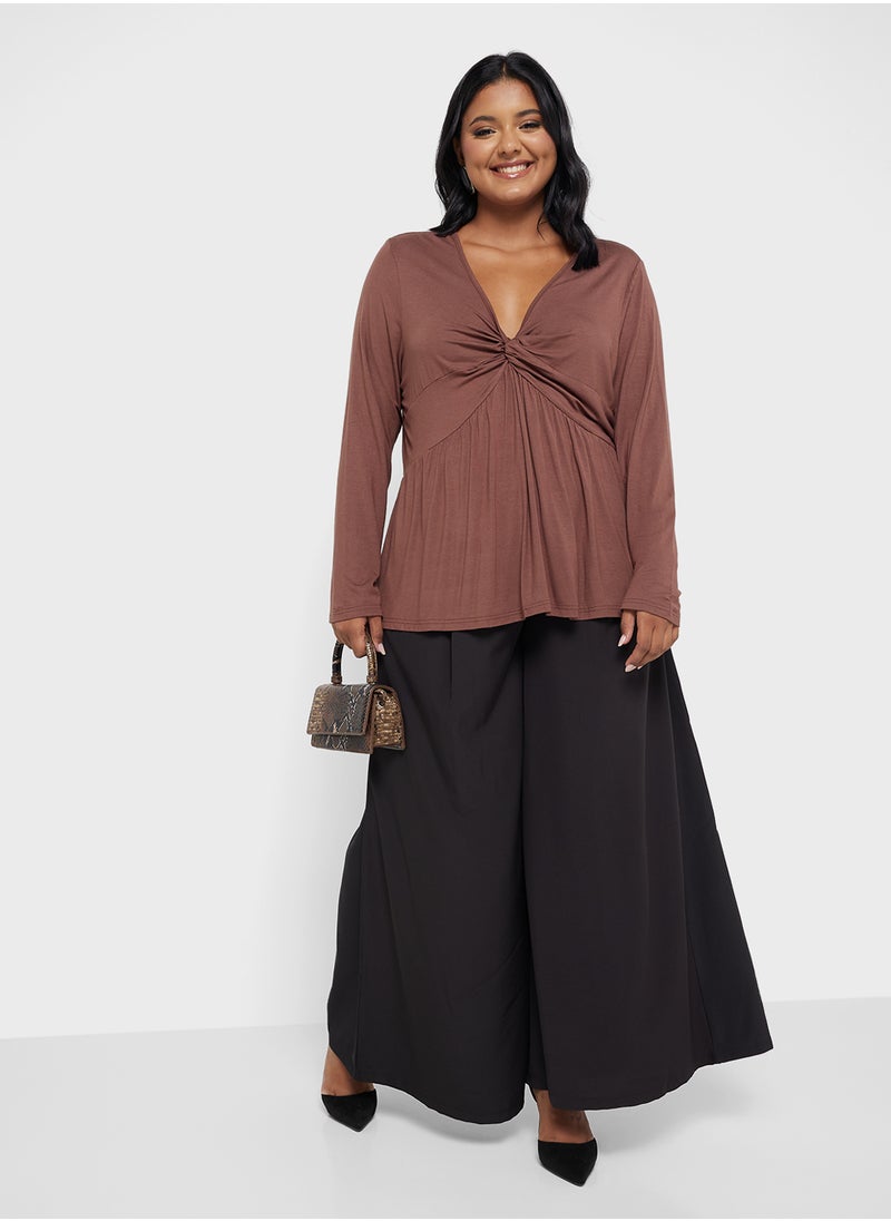 Ella Plus High Waist Flared Pants  - Image 1