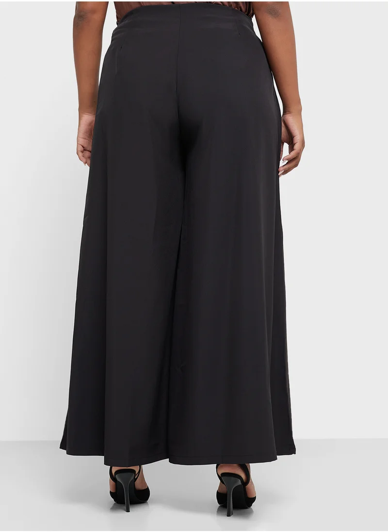Ella Plus High Waist Flared Pants