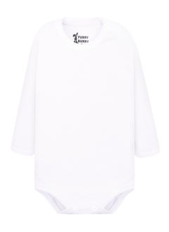 Funny Bunny Pack of 3 Cotton Long Sleeve Bodysuit for Baby  - Image 2