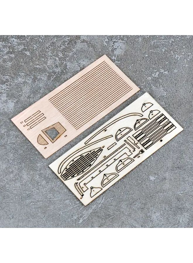 1 100 Scale Wooden Sailing Ship Model Kit Historical Replica Educational Project - Image 1