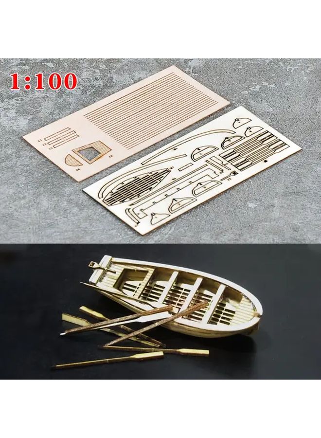 1 100 Scale Wooden Sailing Ship Model Kit Historical Replica Educational Project - Image 2