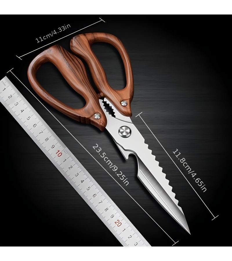 Stainless Steel Heavy Duty Kitchen Shears for Cutting Chicken Duck and Goose Bones Sharp Multi Purpose Food Scissors - Image 3