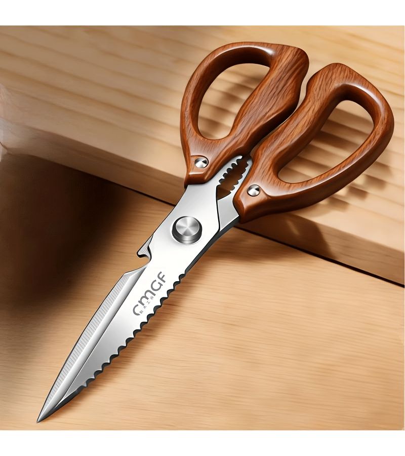 Stainless Steel Heavy Duty Kitchen Shears for Cutting Chicken Duck and Goose Bones Sharp Multi Purpose Food Scissors - Image 2