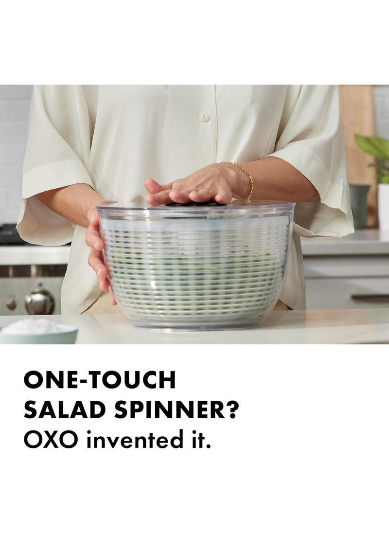 OXO OXO Good Grips Large Salad Spinner  622 Qt White  - Image 2