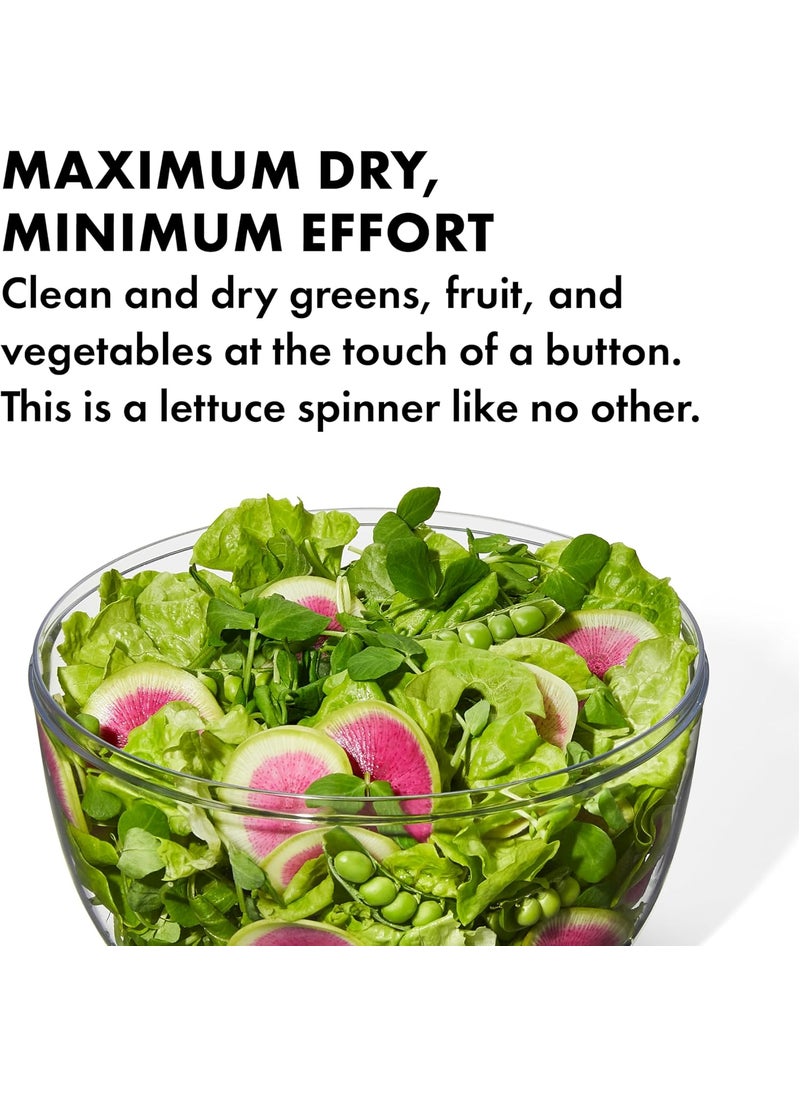 OXO OXO Good Grips Large Salad Spinner  622 Qt White  - Image 3