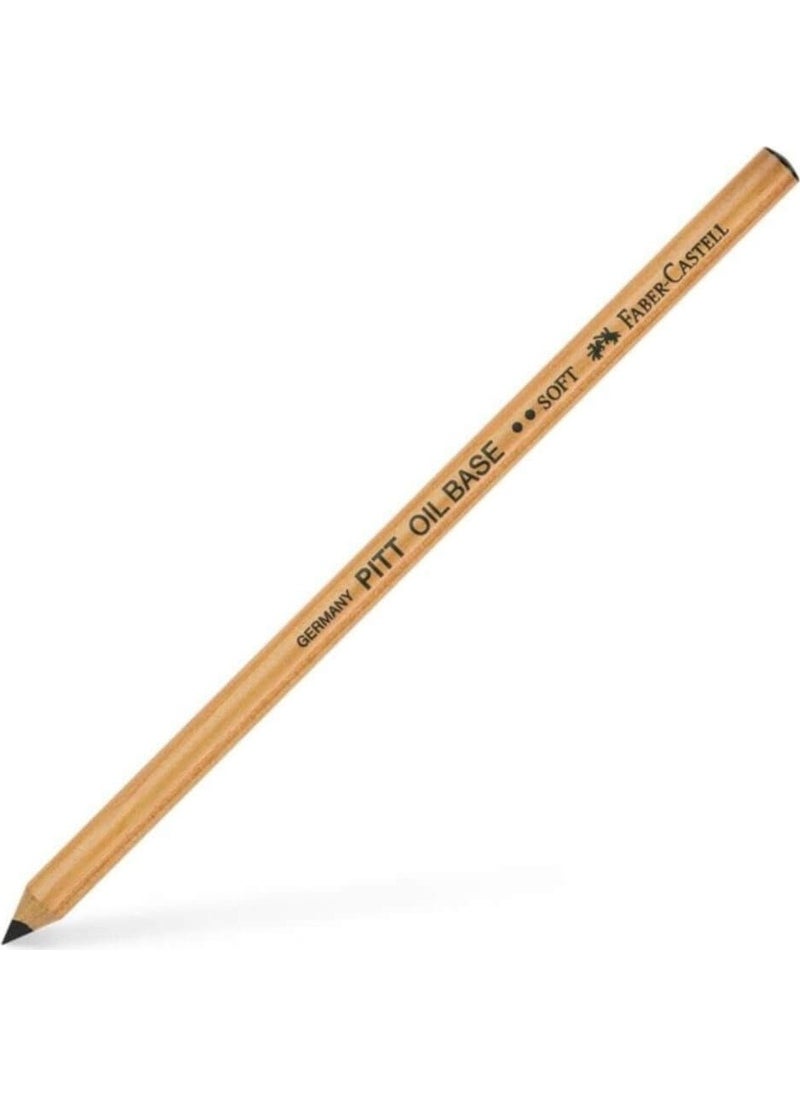 FABER-CASTELL - Pitt Monochrome Color Pencil Black No:2 - Image 1