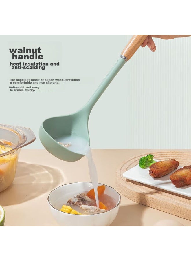 Kbh Silicone Spatula, Cooking Spatula, Non-Stick Pan Spatula, Household Cooking Spoon, Heat-Resistant Spatula, Soup Ladle - Image 3