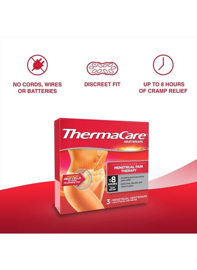 ThermaCare رقع تخفيف الدورة الشهرية، عبوة مكونة من 3 قطع  - Image 2