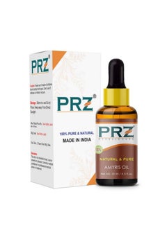 PRZ Amyris Essential Oil Pure Natural Therapeutic Grade Oil For Skin Care & Hair Care 15 Ml  - Image 1