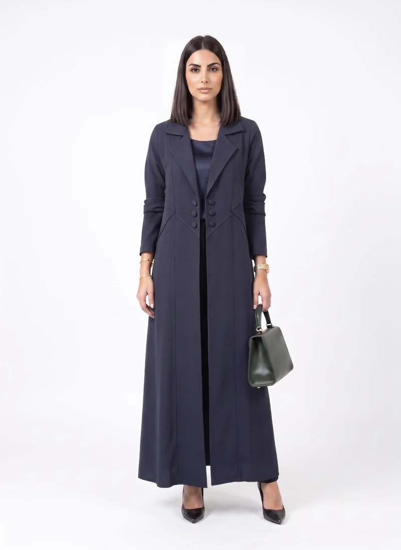 Hadiyath Al Madinah Classic Blazer Abaya- HM