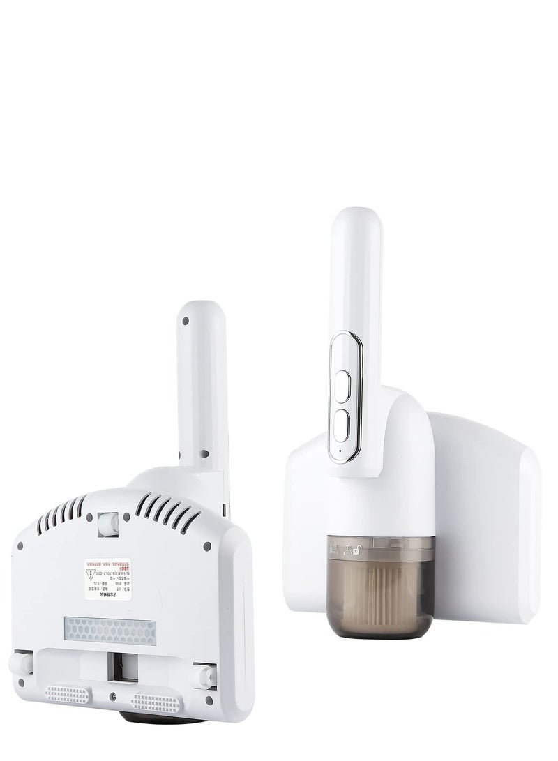 SYOSI Carpet Cleaner Mini Handheld UV Vacuum Cleaner Portable Wireless Bed Mattress Dust Mite Cleaner Household Dust Mite Removal Instrument for Mattress Pillow Sofa Mattress Carpet - Image 3