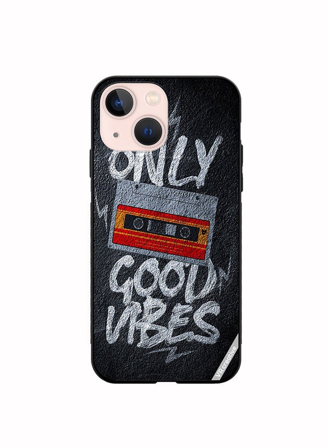 VR CREATIVE Protective Case Cover For Apple iPhone 13 mini Only Good Vibes Design Multicolour - Image 1
