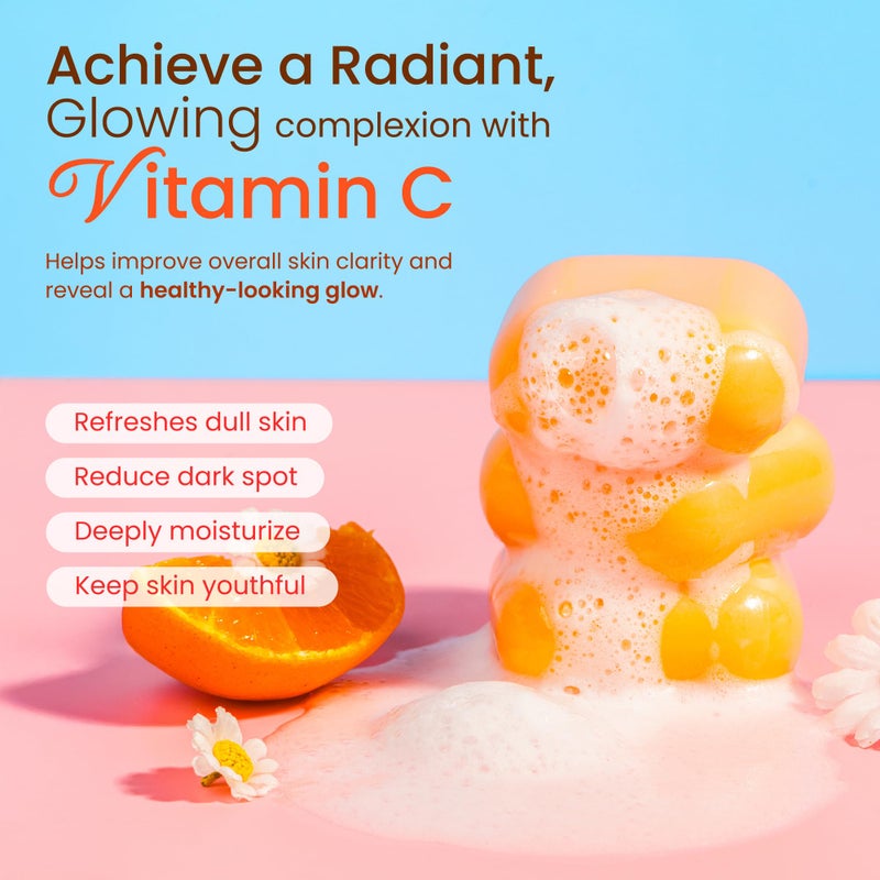 Koji White Kojic Acid & Vitamin C Brightening Soap, Hydrating Face & Body For Radiant Glow Skin, Nourishing, Moisturizing, Cleansing Bar, Vegan, Paraben-Free, 2.82 oz (2 Bars) - Image 4